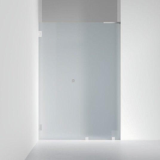 INR Iconic Nordic Rooms Dusjnisje ARC 4 Original Måltilpasset Krom / Venstre Frostet Glass