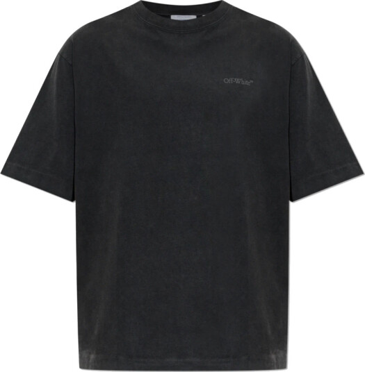 Off White Herre Topper Svart L,