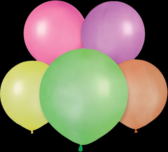 Ballongkungen Ballonger Store Neon Flerfargede 25-pakning 208153-25 Ballongkungen Ballonger Store Neon Flerfargede 25-pakning 208153-25