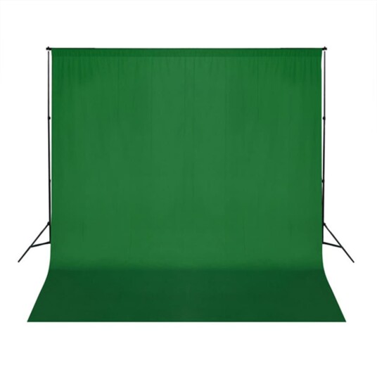 vidaXL Fotostudiosett med lamper, paraplyer, bakgrunn og reflektor