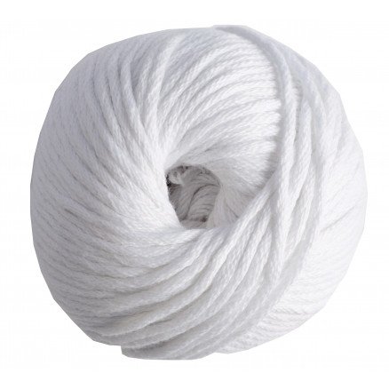 DMC Natura XL Garn Unicolor 01 Hvit