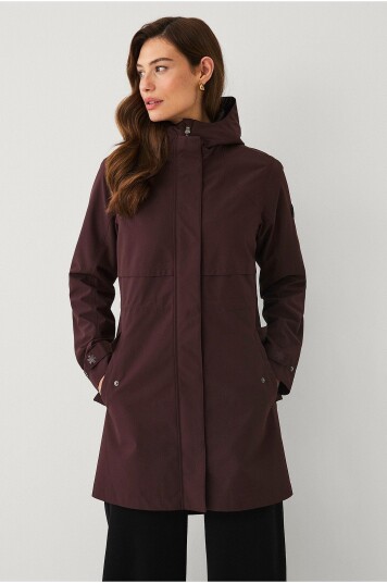 Áhkká Parkas Parka With Hood W Brun