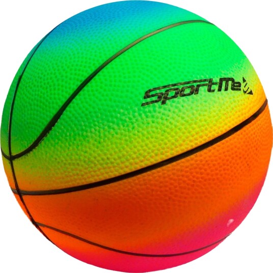 SportMe Sportme Rainbow Basketball 22Cm Multi/patterned 22 cm SportMe Sportme Rainbow Basketball 22Cm Multi/patterned 22 cm