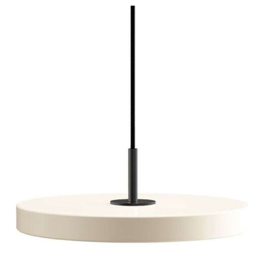 UMAGE - Asteria Pendel Mini Pearl White/Black Top - Lampemesteren