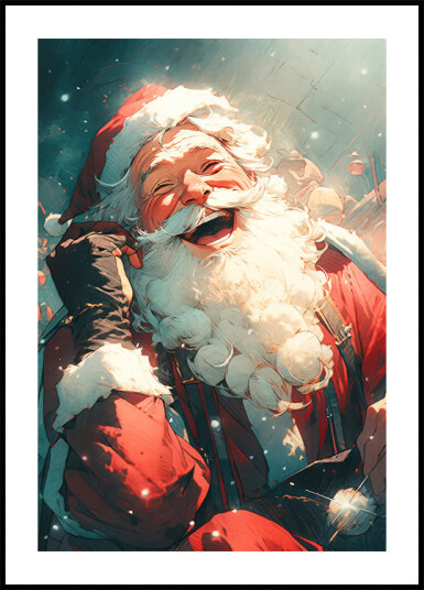 Jolly Santa's Call Plakat Plakat / 50x70cm