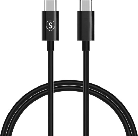 SiGN hurtigladekabel USB-C til USB-C 60W, 3A, PD, 1m - Svart