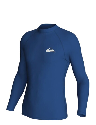 Quiksilver Everyday Upf50 Ls Boy Blue 91 Quiksilver Everyday Upf50 Ls Boy Blue 91