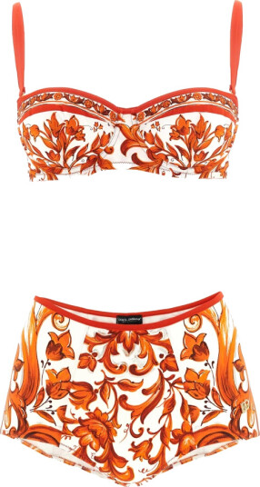 Dolce & Gabbana Dame Svømmetøy Oransje L,