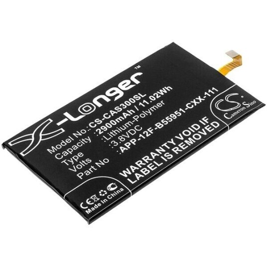 CAT S30 batteri (2900 mAh 3.8 V, Sort)