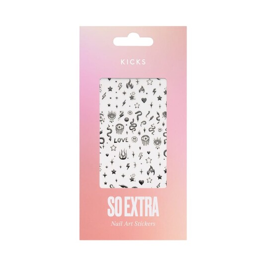 So Extra Nail Art Stickers Mystic Black So Extra Nail Art Stickers Mystic Black