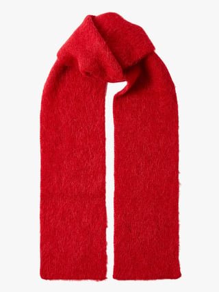 Selected Femme Fiona Alpaca Blend Scarf Rød ONE SIZE Selected Femme Fiona Alpaca Blend Scarf Rød ONE SIZE