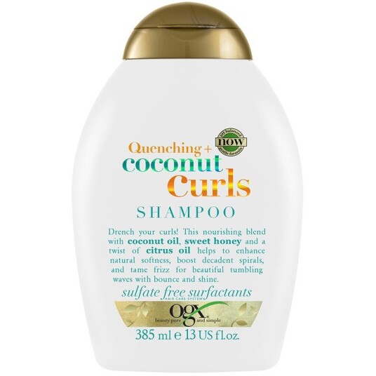 Ogx Coconut Curls Sjampo 385 ml for Krøllete Hår