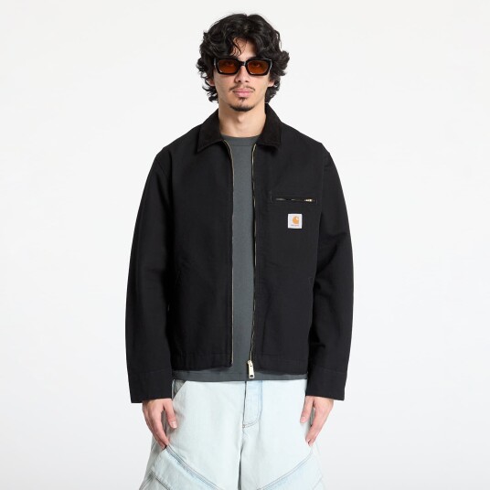 Jakke Carhartt WIP Detroit Jacket UNISEX Black/ Black Rinsed M
