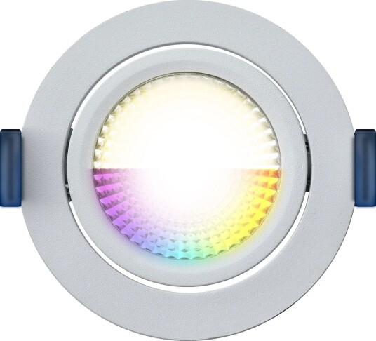 EcoDim Smart Downlight RGBWW Hvit IP54 2700-6000K 6w EcoDim Smart Downlight RGBWW Hvit IP54 2700-6000K 6w