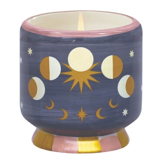Paddywax - Adopo duftlys jasmine & rose Moon Phases blå