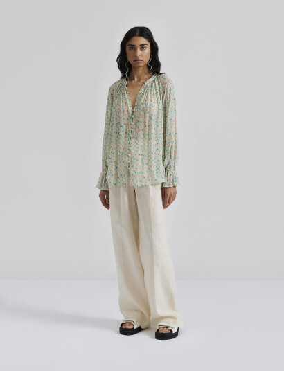 Malina Celine Blouse - Green - S Malina Celine Blouse - Green - S
