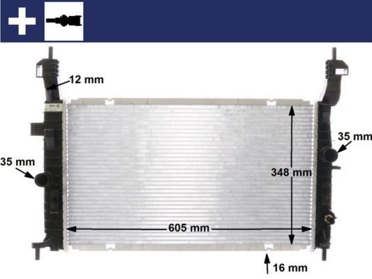 Radiator MAHLE ORIGINAL CR 2120 000S