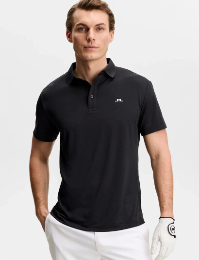 J. Lindeberg Bridge Polo Black S