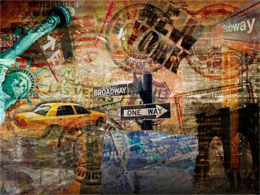 Fototapet New York Brooklyn Bridge 400x309 - Artgeist sp. z o. o.