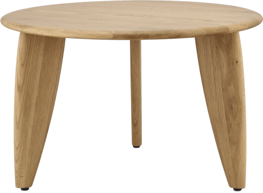 1898 Lyckeby sofabord Ø60x37,5 cm Naturlakkert eik