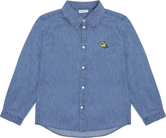 Minymo Shirt Chambray Blue 164