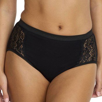 Damella Truser Brief 17860 Midi Svart bomull XX-Large Dame