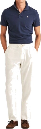 Morris Fenix Linen Trouser White S