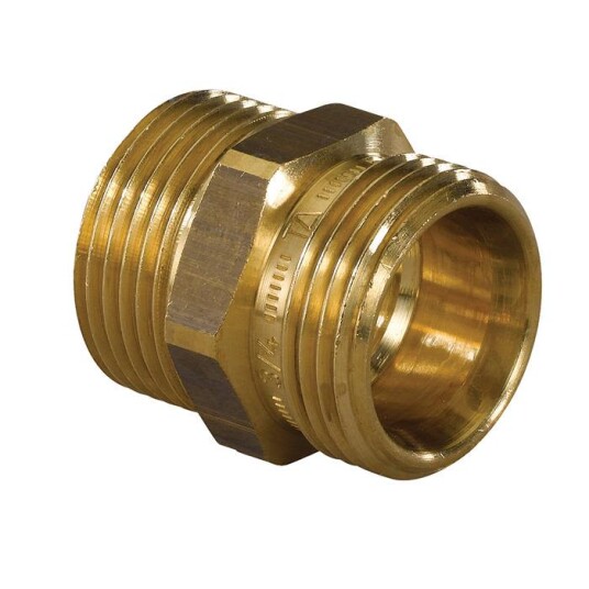 Uponor 2417913 Dobbeltnippel G20 utv. gjenge Installasjon
