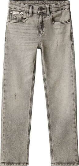 Calvin Klein Jeans Denim Stone Grey Vask Calvin Klein 10 år (140) Jeans Grå