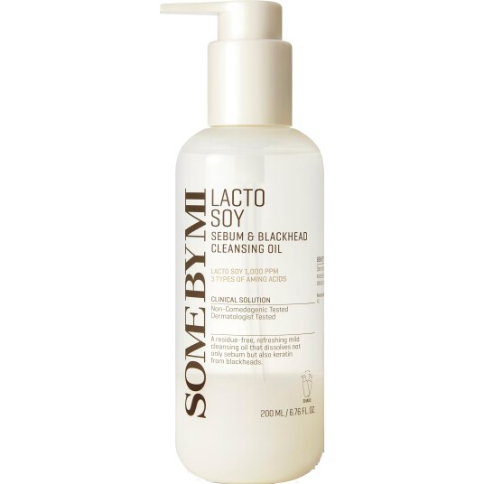 Some By Mi Lactosoy Sebum & Blackhead Cleansing Oil 200 ml Some By Mi Lactosoy Sebum & Blackhead Cleansing Oil 200 ml