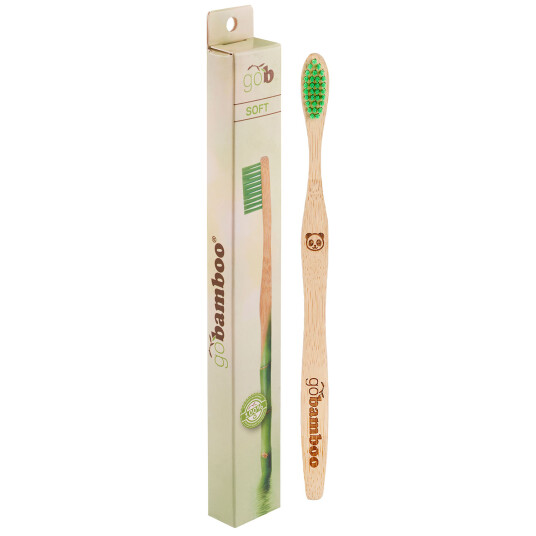 GoBamboo Soft Bamboo tannbørste Myk bust GoBamboo Soft Bamboo tannbørste Myk bust