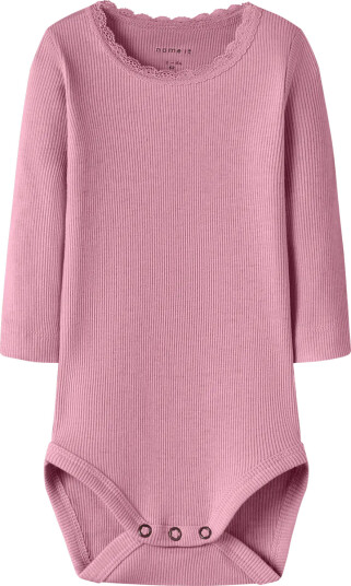 Name It Nbfkab Langermet Body Lilas 56 - Økologisk Bomull