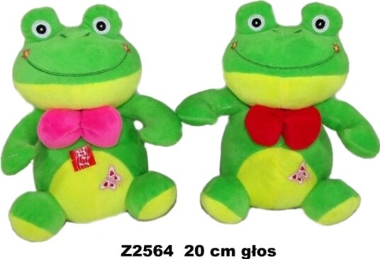 Frog-Maskot Med Stemme 2 Design 20 Cm 163941 Sun-Day Mix Pris Per Stk. Frog-Maskot Med Stemme 2 Design 20 Cm 163941 Sun-Day Mix Pris Per Stk.