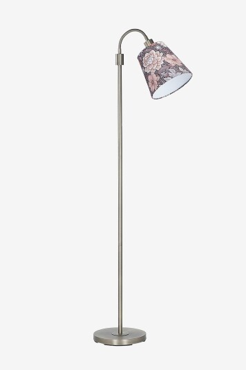 PR Home   Gulvlampe Amy Flex 1 krom   Brun