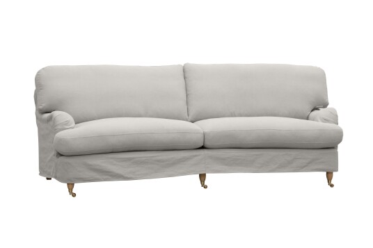 Selected Exclusive Westminster 3 seter sofa curve Nicolo oyster grey Nicolo Grå