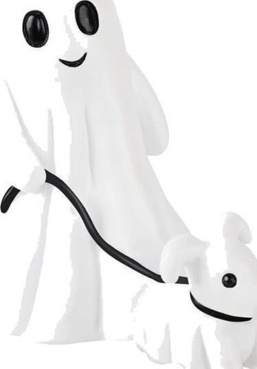Halloween Spøkelsesfigur med Spøkelseshund