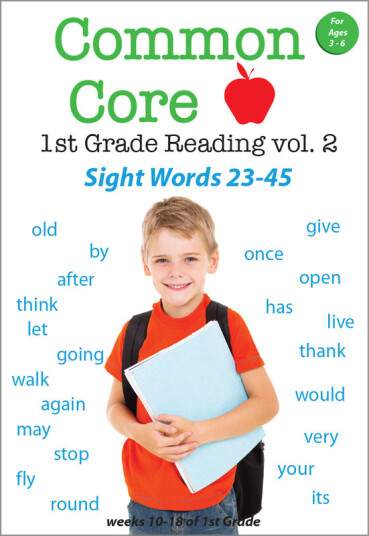 Common Core 1st Grade Reading Vol. 2: Sight Words 2345 DVD