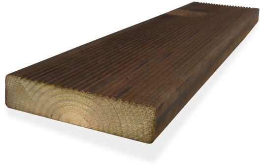Alvdal Royal FURU 28X120 TERRASSEBORD DUO ROYAL BRUN