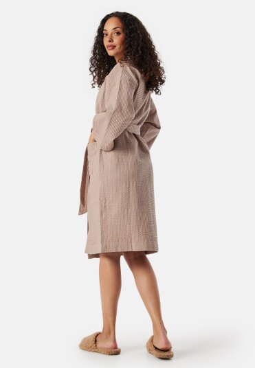BUBBLEROOM Bonnie Cotton Waffle Robe Light nougat XXS/XS