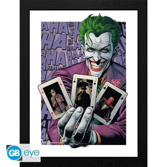 DC Comic's Batman Innrammet Bilde 30 x 40 cm Joker Haha DC Comic's Batman Innrammet Bilde 30 x 40 cm Joker Haha