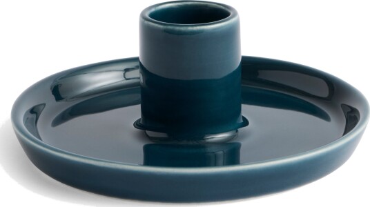 HAY Disc S Lysestake Mørk Teal Minimalistisk Design HAY Disc S Lysestake Mørk Teal Minimalistisk Design