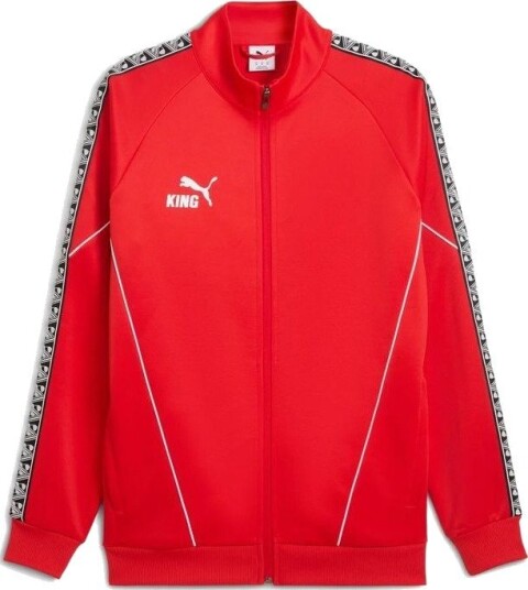 PUMA Treningsjakke teamKING Anthem PUMA Rød/PUMA White/PUMA Svart Barn størrelse 176 cm