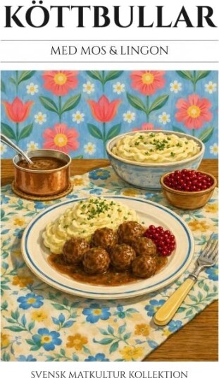 Plakat Svensk Kjøttbolle Delikatesse