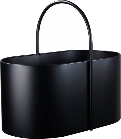 Holmen   Kent vedkurv metall 50x30x46 cm svart