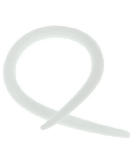 Utgått Twist White Pyrex Piercing Strl 3 mm
