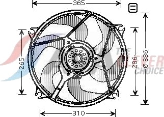Kjølevifte AVA COOLING SYSTEMS CN7531