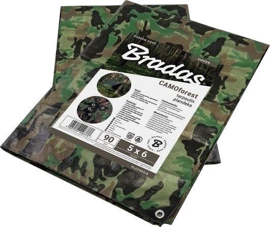 Presenning Bradas 90 g 8 x 10 m Kamuflasje Presenning Bradas 90 g 8 x 10 m Kamuflasje