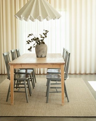 Kilands Särna beige håndtuftet ullteppe
