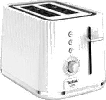Tefal Loft Tt7611 Brødrister 2 Skiver Kromfarget Hvit Tefal Loft Tt7611 Brødrister 2 Skiver Kromfarget Hvit