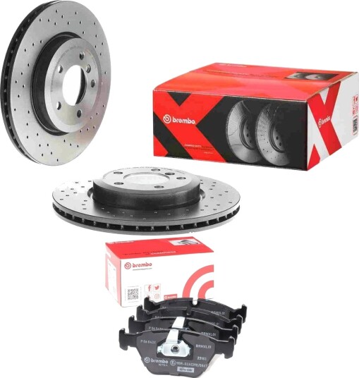 Bremseskiver og -klosser BREMBO BRB3405N0456